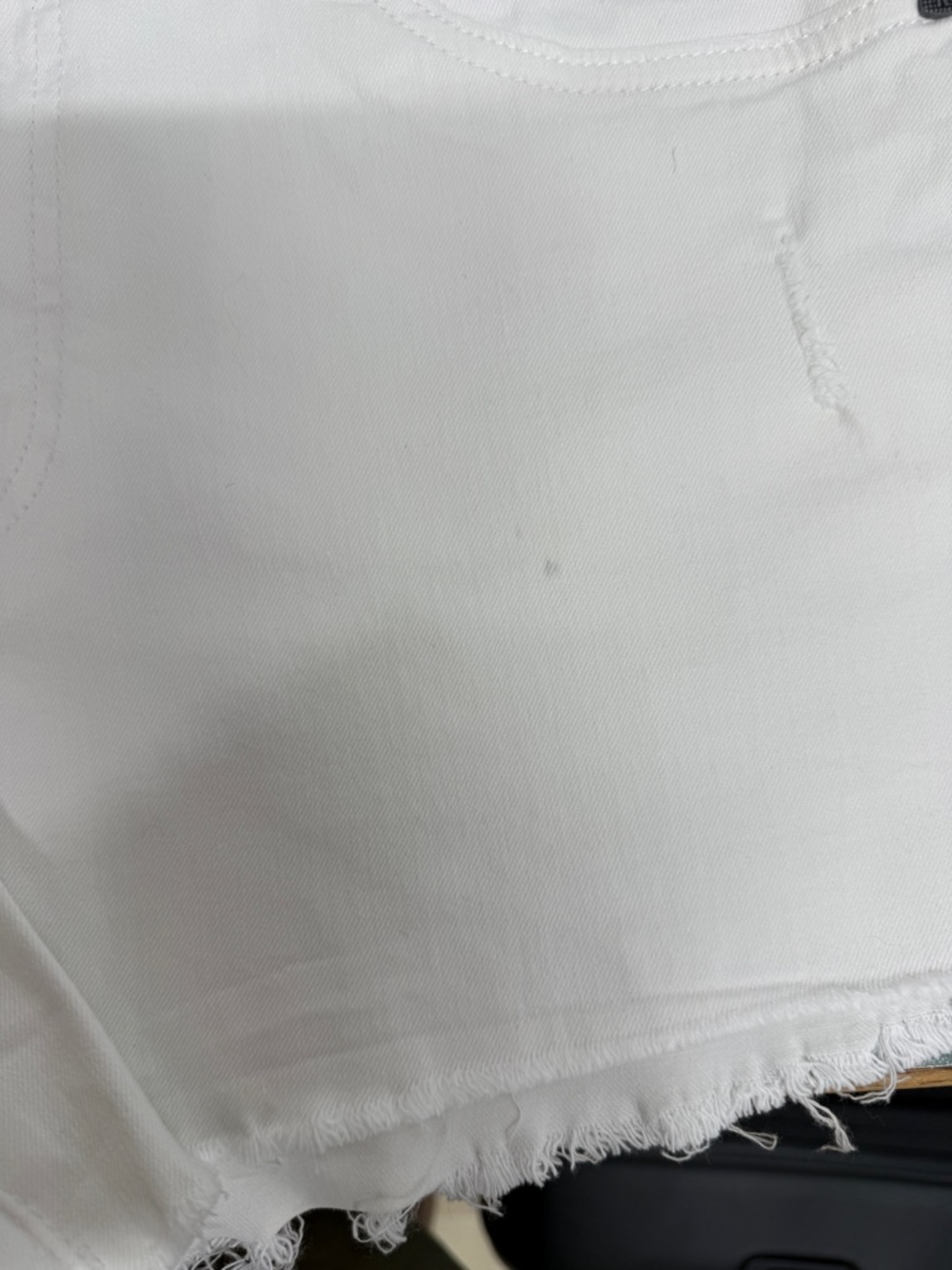 Kut from the Kloth “Jane” High Rise Jean Shorts Women’s 10 White - Picture 9 of 9